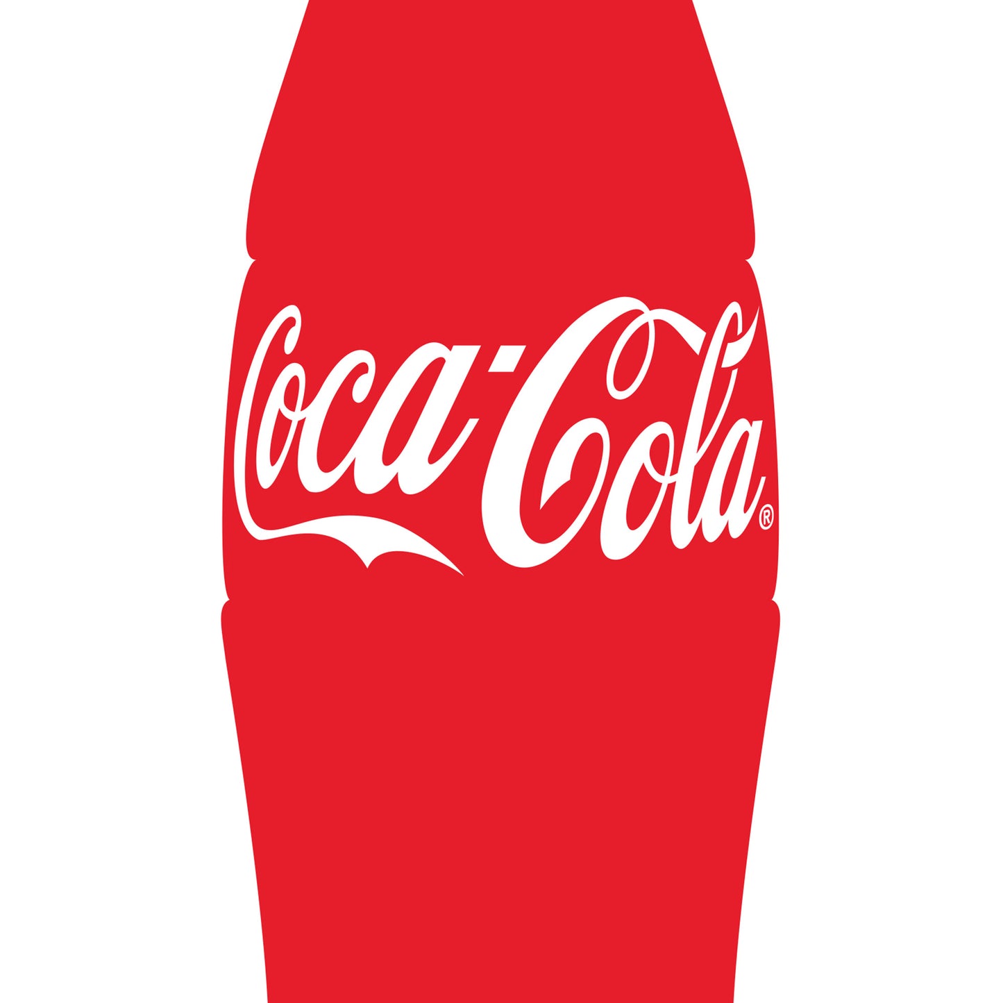Coca Cola Contour Bottle White