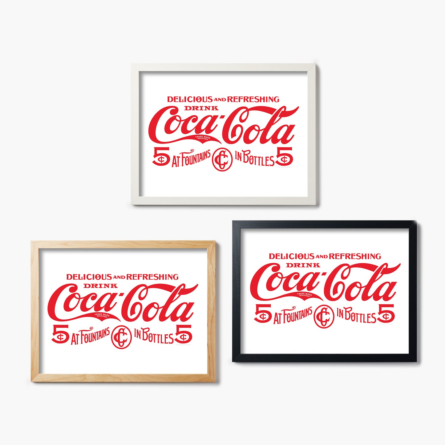 Coca Cola Heritage Delicious And Refreshing Sign