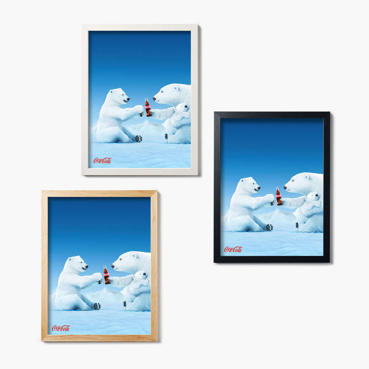 Coca-Cola Polar Bear Family