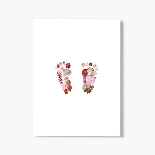 Baby Blooms Sweet Berry Pressed Floral Print