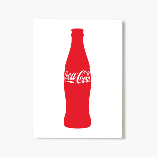 Coca Cola Contour Bottle White
