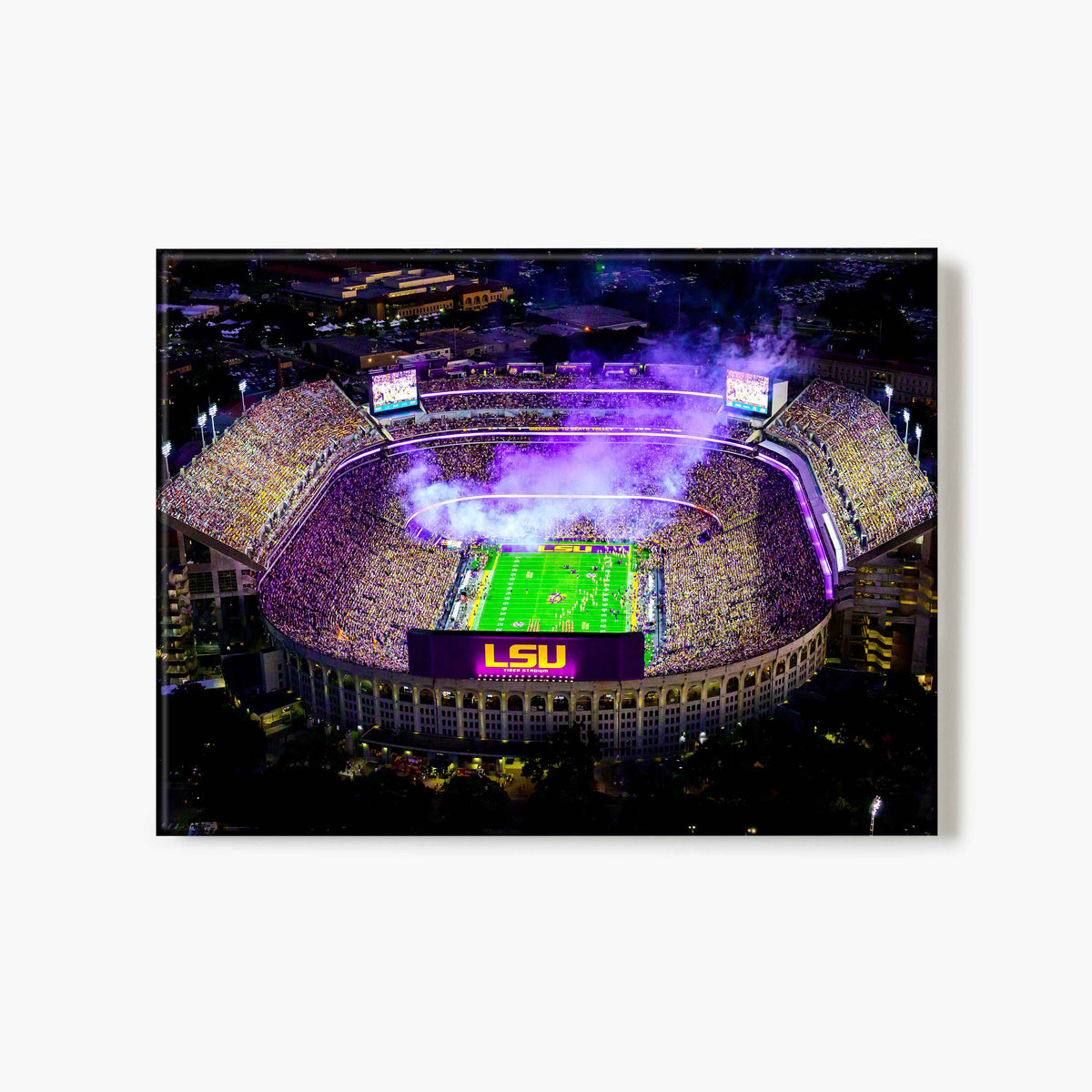 LSU Tiger Stadium At Night