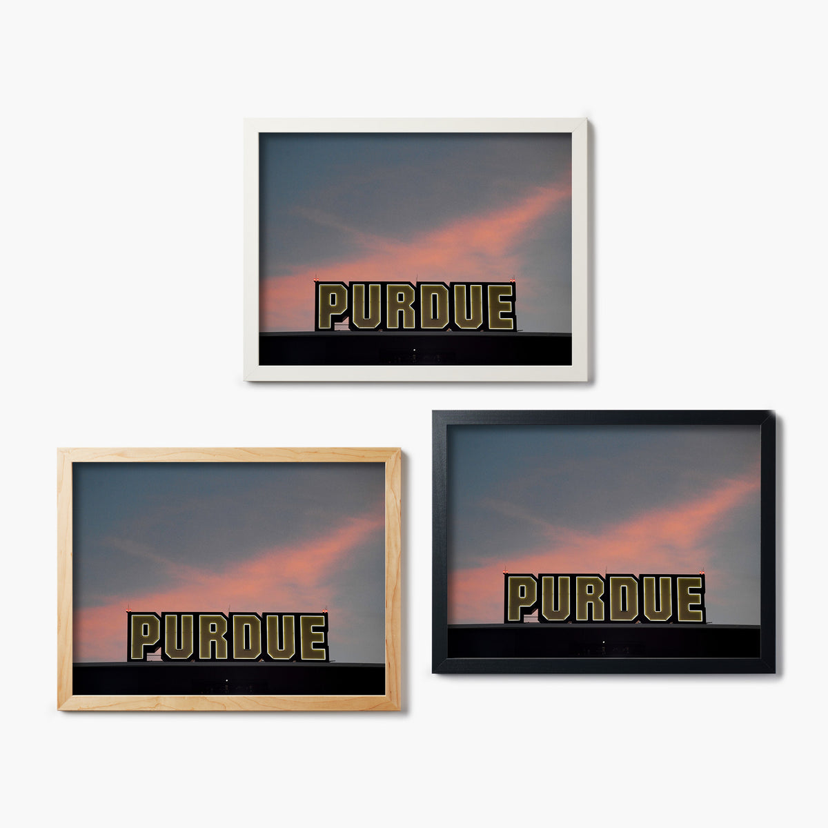 Purdue At Sunset