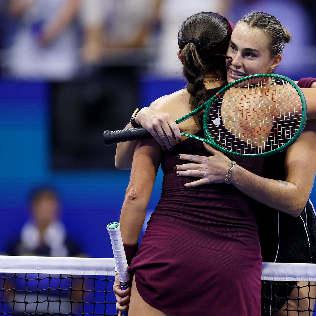 Aryna Sabalenka At The Net US Open 2026