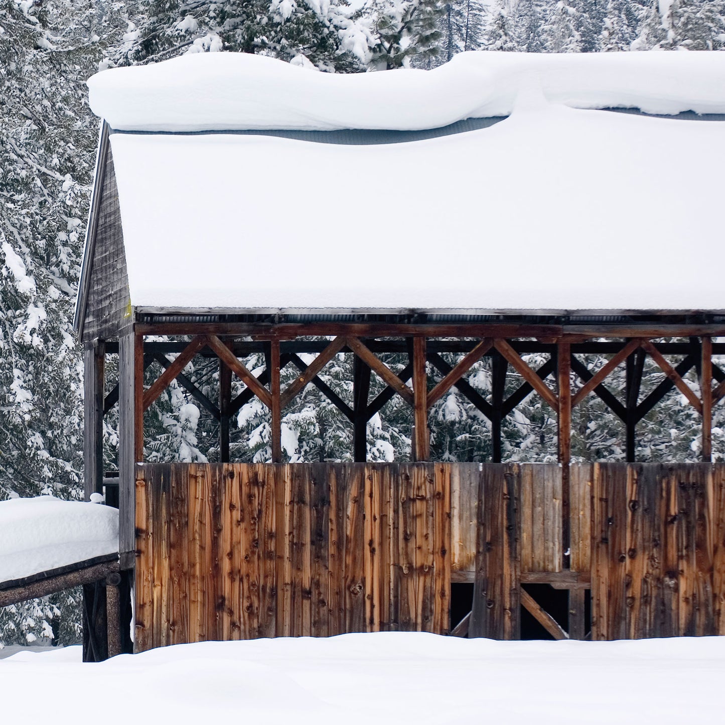 Snow Covered Barn