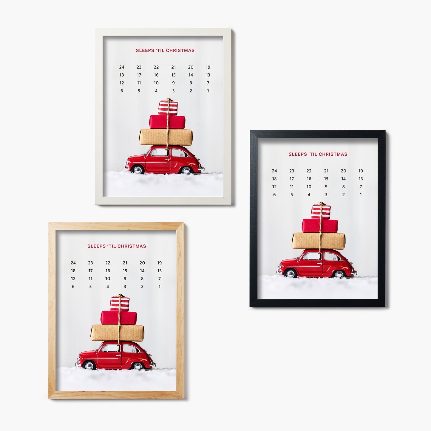 Wrapped And Ready Sleeps Til Christmas