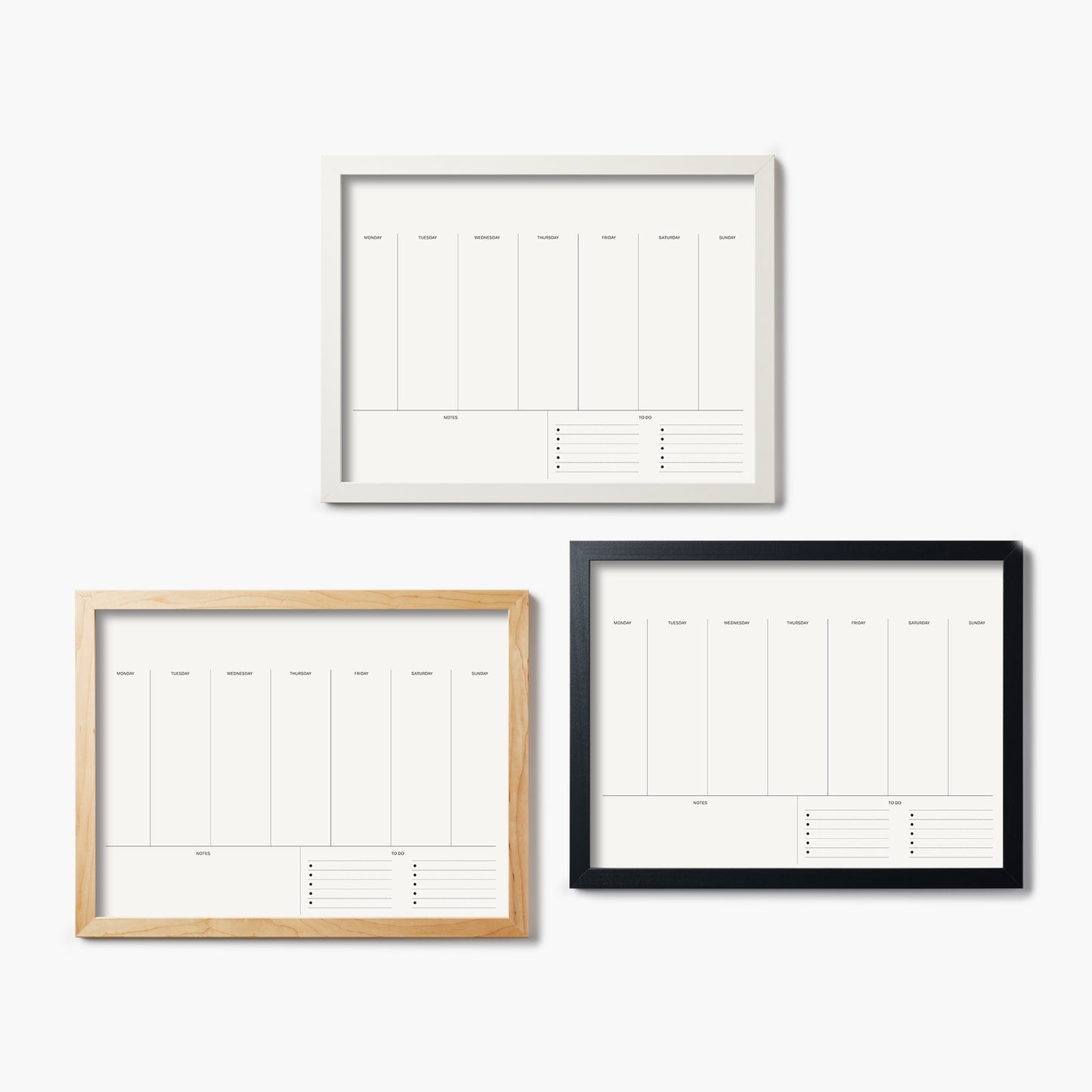 Writable Weekly Planner: Ink