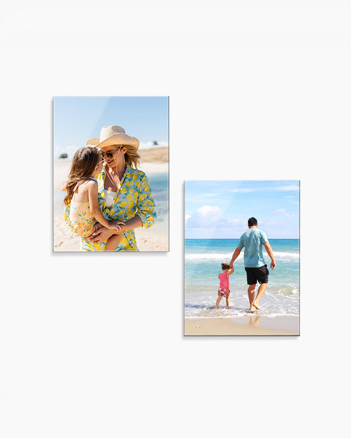 Double Take: 2 Medium Glass Prints Bundle